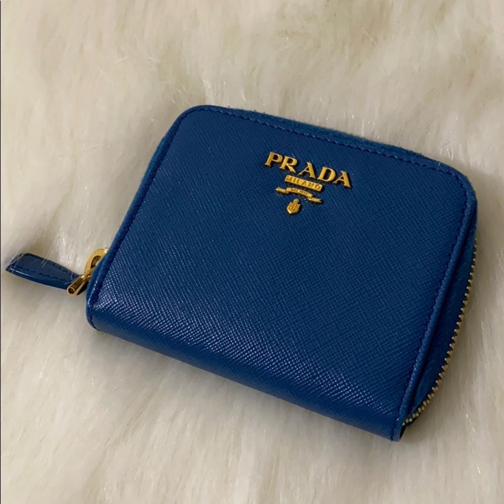 Authentic Prada card wallet